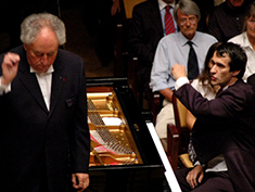 With Serge Baudo at the Prague Spring Festival 2007 photo © Zdenek Chrapek PJ